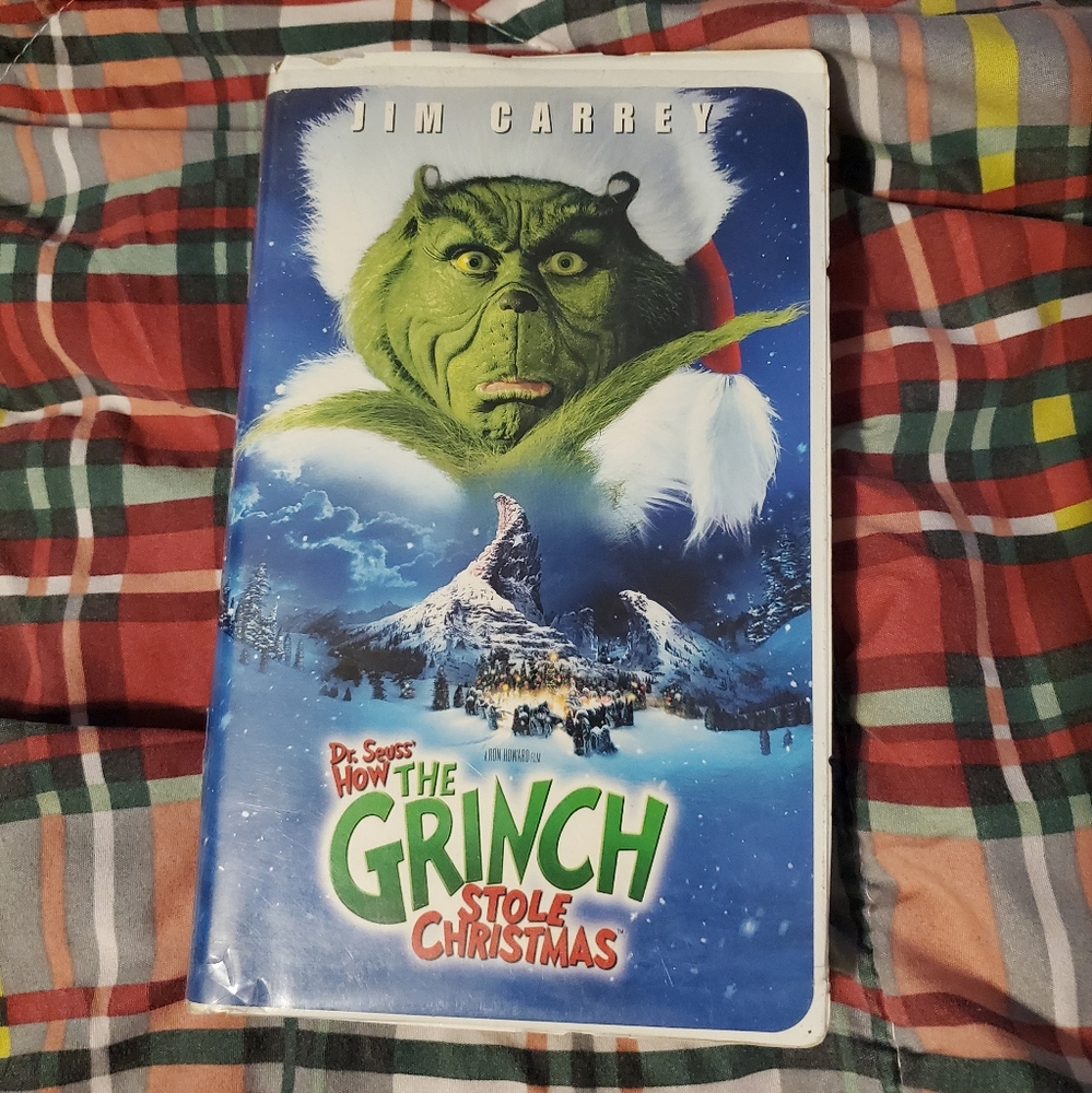 Free w/Purchase | Dr. Seuss' How The Grinch Stole Christmas VHS Tape - UNTESTED